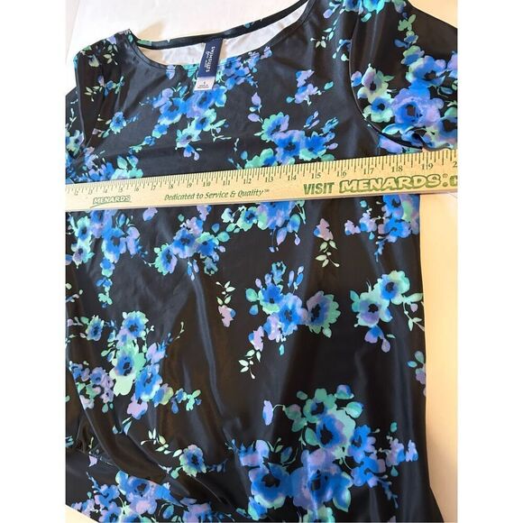 Swimsuits for all Swim Women’s Size 8 Swimsuit Top Only Floral Print Side Tie - Picture 7 of 11